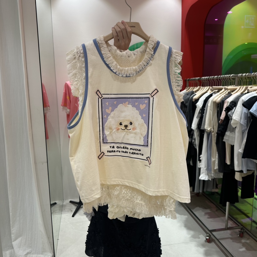 MINI UNNI東大門實拍女士新品25春夏職業熱賣推薦吊帶背心MINI UNNI吊帶/背心圖色2