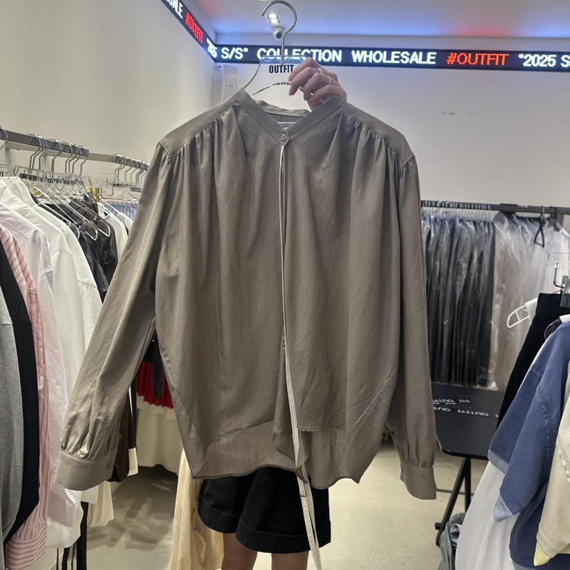 OUTFIT韓國代購女裝新款真品推薦職業休閑時尚熱賣襯衫蕾絲衫OUTFIT襯衫/蕾絲衫圖色2