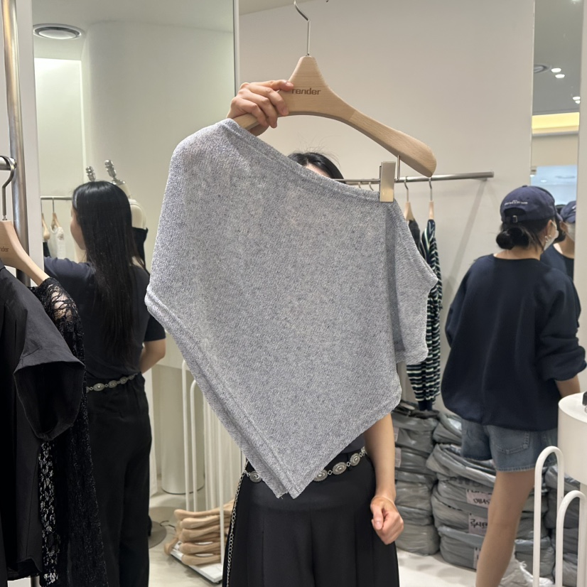 RENDER韓國代購女裝新品人氣推薦真品職業熱賣時尚針織衫斗篷RENDER針織衫