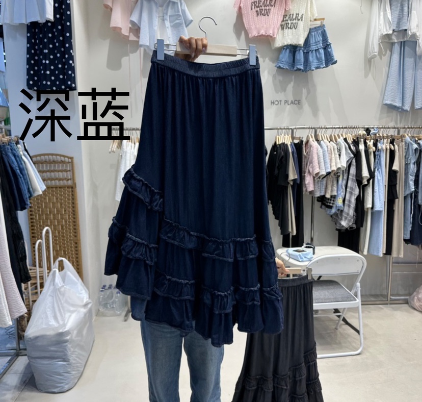 HOT PLACE東大門代購女裝新款休閑時尚職業25春夏推薦長裙HOT PLACE/DREAM GIRIS長裙