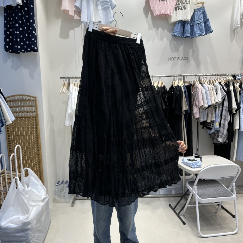 HOT PLACE韓國代購女士新品時尚真品25春夏休閑職業熱賣長裙HOT PLACE/DREAM GIRIS長裙