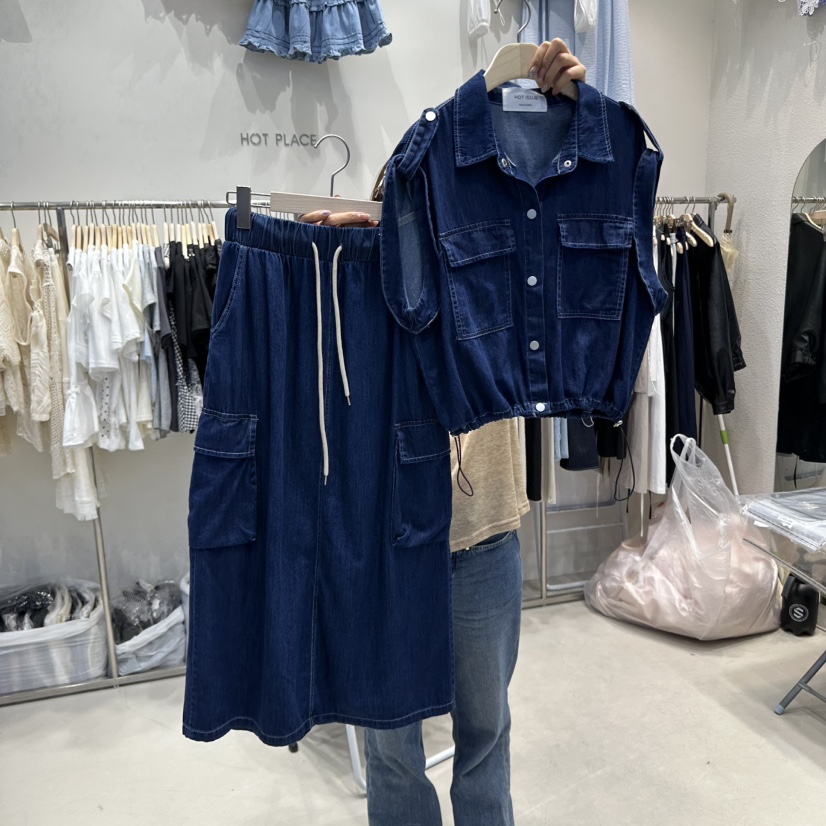 HOT PLACE韓國代購女裝新款熱賣休閑職業推薦套裝兩件套套裝HOT PLACE/DREAM GIRIS套裝