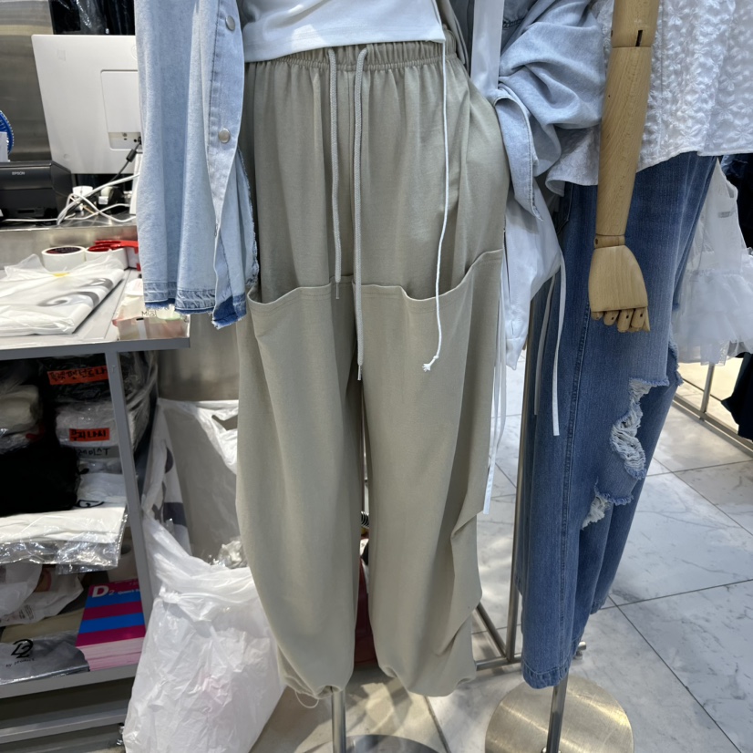 A2/D2東大門直郵女士新品時尚25春夏職業真品熱賣休閑褲口袋A2/D2休閑褲圖色1