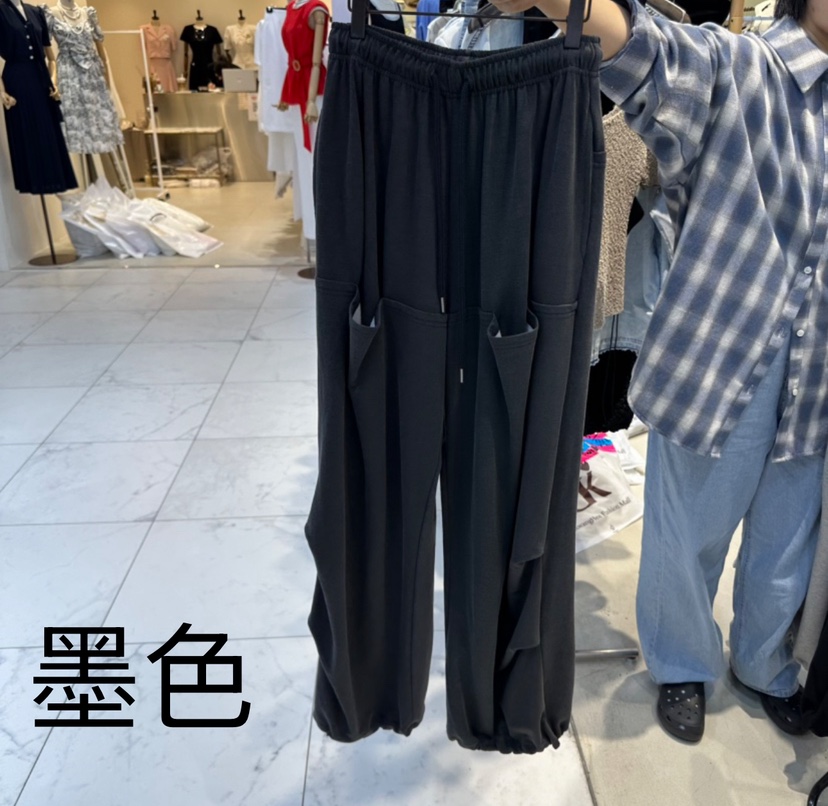 A2/D2東大門直郵女士新品時尚25春夏職業真品熱賣休閑褲口袋A2/D2休閑褲圖色4