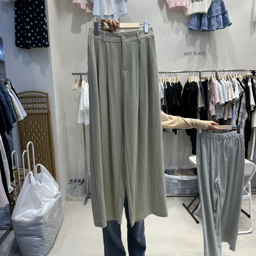 HOT PLACE韓國直郵女士新品真品推薦25春夏時尚休閑褲條紋HOT PLACE/DREAM GIRIS休閑褲