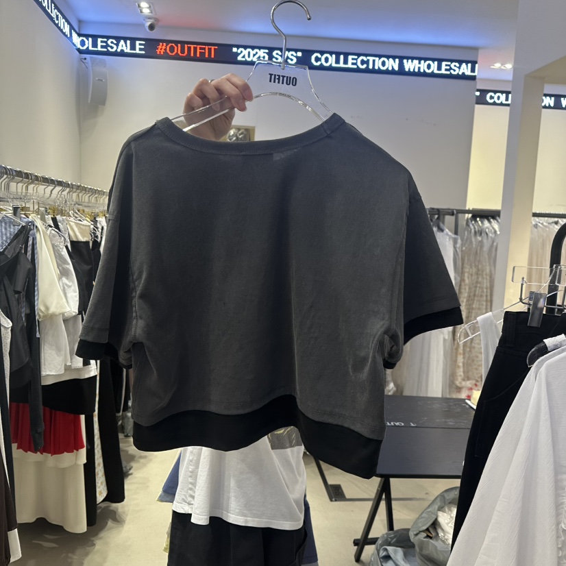 OUTFIT東大門直郵女士新品熱賣時尚休閑職業真品推薦人氣T恤OUTFITT恤