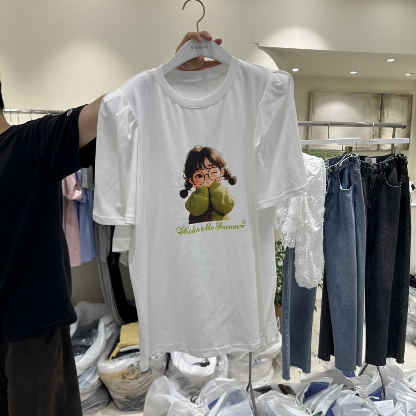 ENDOLPHIN東大門實拍女裝新品職業時尚休閑推薦真品熱賣T恤ENDOLPHINT恤