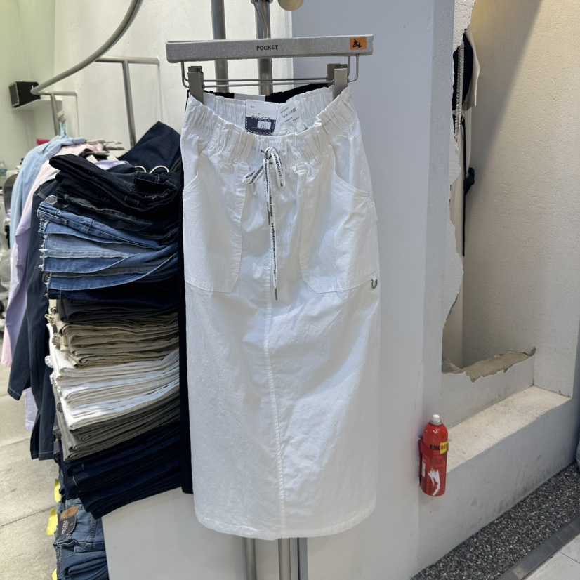 POCKET-Q東大門代購女士新品職業休閑熱賣時尚真品25春夏長裙POCKET-Q長裙圖色5