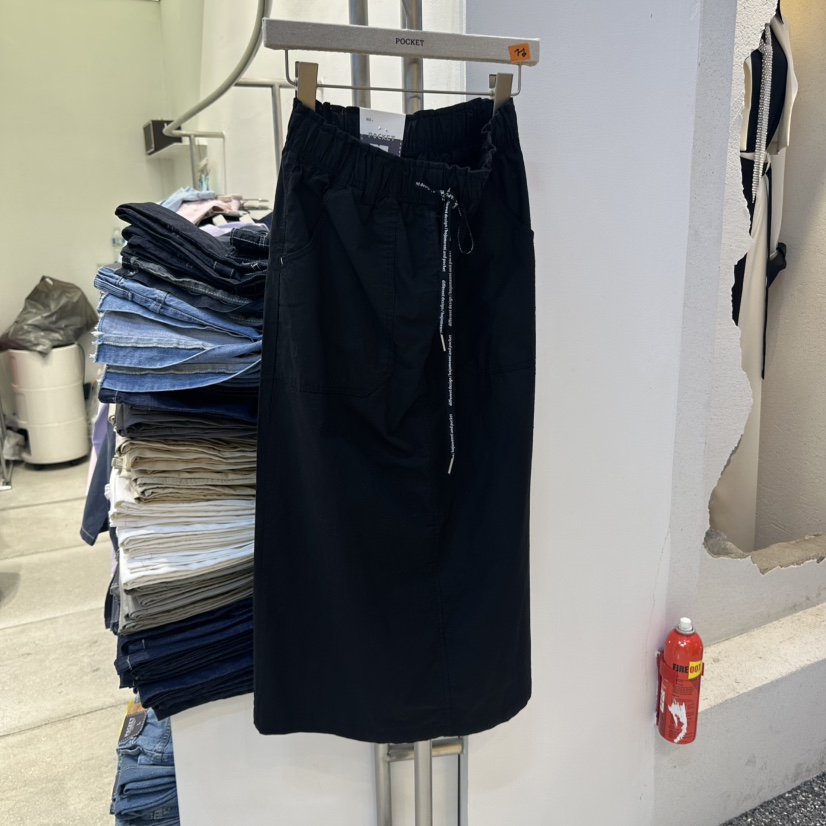 POCKET-Q東大門代購女士新品職業休閑熱賣時尚真品25春夏長裙POCKET-Q長裙圖色6