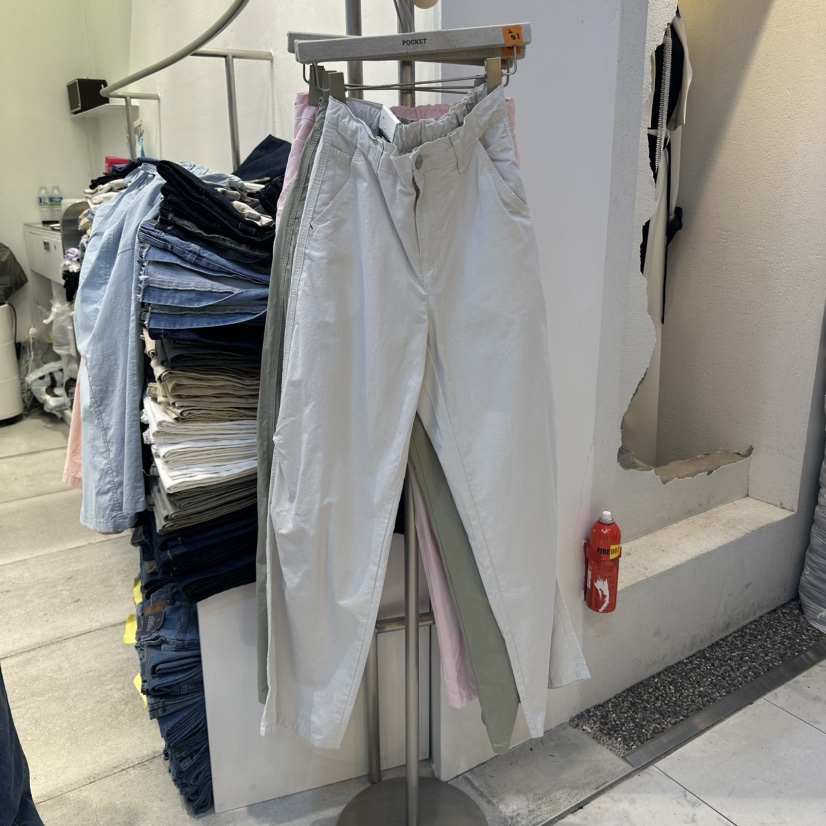 POCKET-Q韓國代購女裝新品25春夏熱賣時尚休閑職業真品休閑褲POCKET-Q休閑褲圖色4