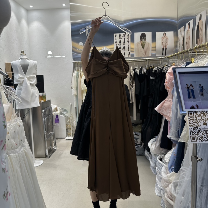CHARLES THE SECOND東大門直郵女士新款真品休閑熱賣連衣裙CHARLES THE SECOND/CHEAP-CHIC連衣裙
