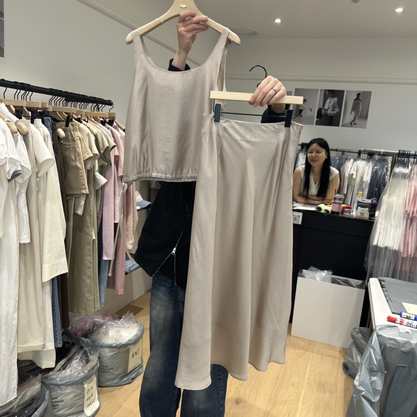 aube nunt東大門實拍女裝新品熱賣休閑時尚人氣職業25春夏套裝aube nunt套裝圖色2