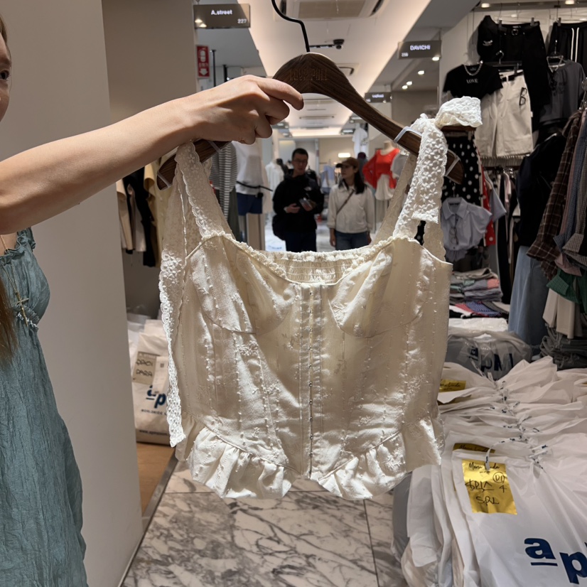 LOVE PULL韓國直郵女士新品職業推薦真品熱賣人氣吊帶背心LOVE PULL吊帶/背心圖色2