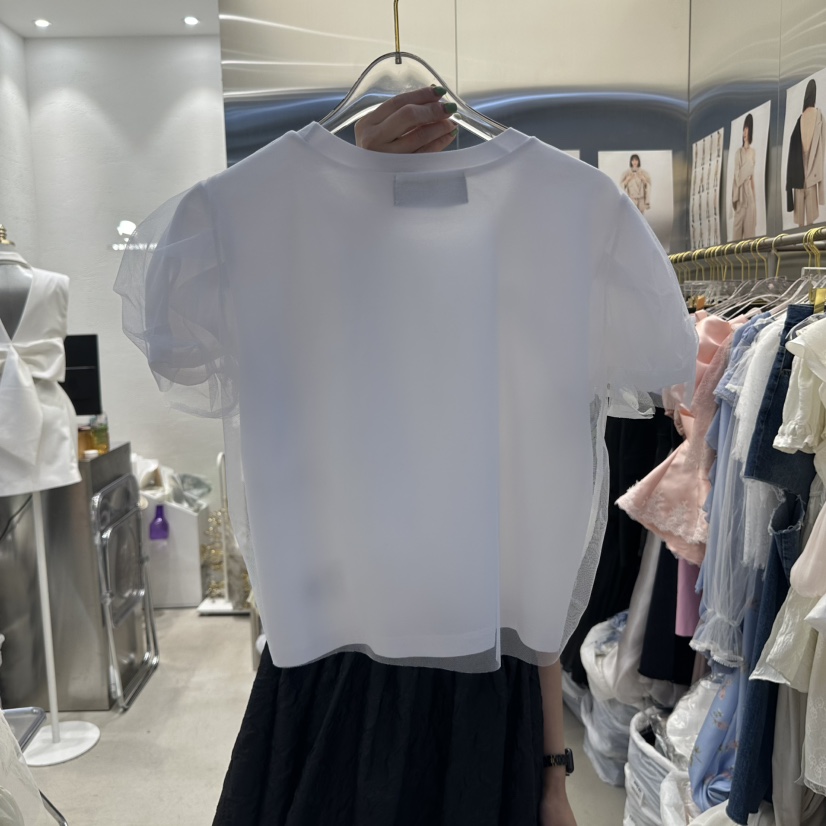 CHARLES THE SECOND韓國代購女裝新品推薦熱賣25春夏職業T恤CHARLES THE SECOND/CHEAP-CHICT恤