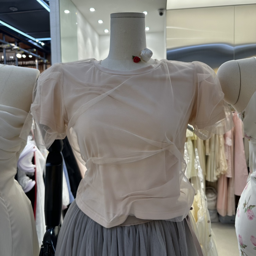 CHARLES THE SECOND韓國代購女裝新品推薦熱賣25春夏職業T恤CHARLES THE SECOND/CHEAP-CHICT恤