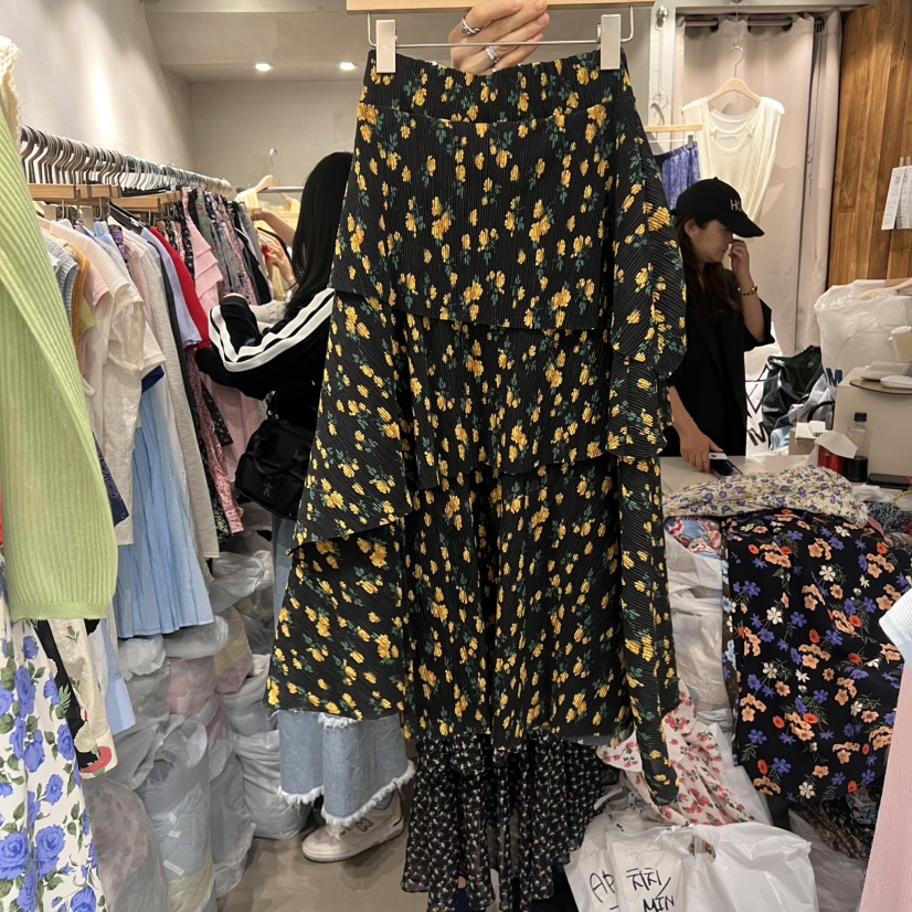 LOGROAD韓國代購女士新款職業人氣時尚休閑25春夏半身裙中短裙LOG ROAD半身裙/中短裙圖色2