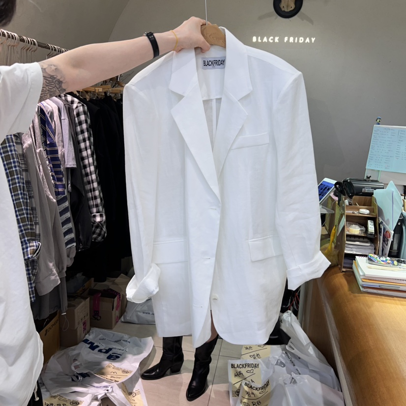 BLACKFRIDAY東大門直郵女裝新品25春夏人氣職業休閑推薦夾克BLACK FRIDAY夾克