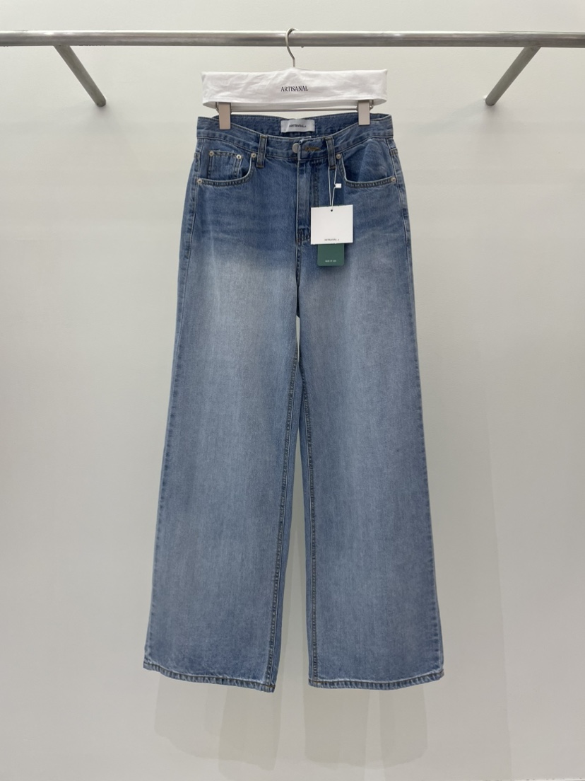 ARTISANAL東大門直郵女裝新款真品時尚職業25春夏休閑牛仔褲ARTISANAL牛仔褲