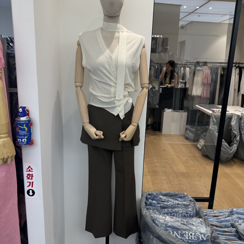aube nunt韓國代購女裝新款真品熱賣25春夏吊帶背心含脖帶aube nunt吊帶/背心