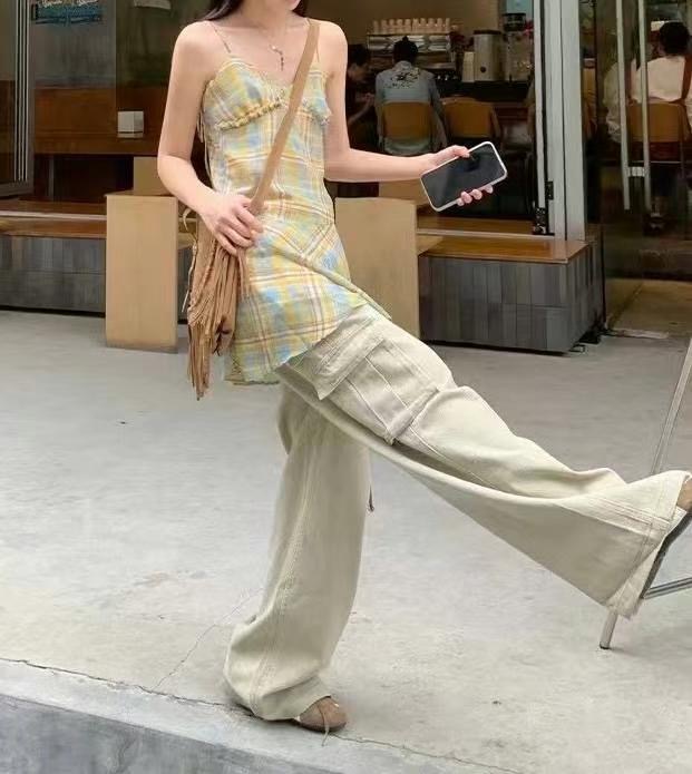 DEBELL韓國代購女裝新品人氣時尚職業25春夏熱賣牛仔褲口袋DEBELL牛仔褲