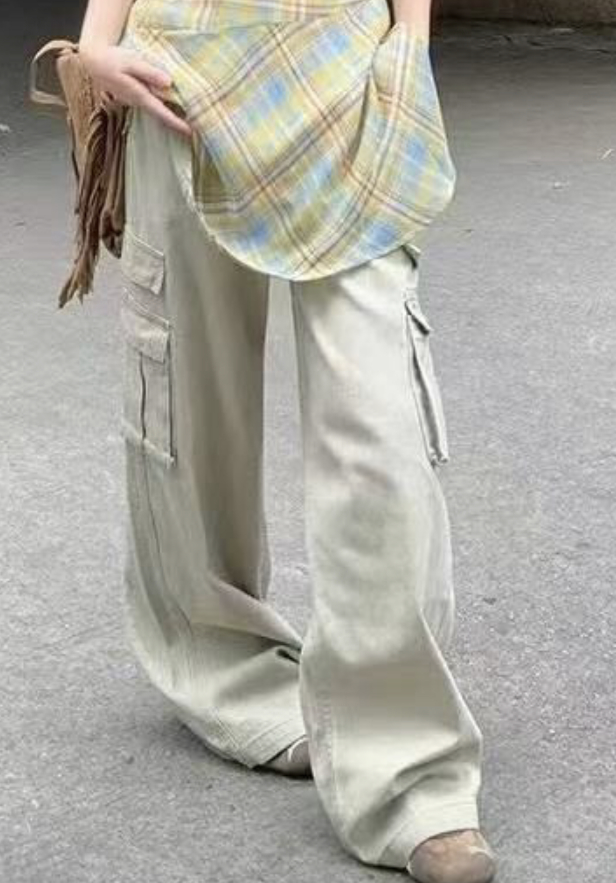 DEBELL韓國代購女裝新品人氣時尚職業25春夏熱賣牛仔褲口袋DEBELL牛仔褲圖色2