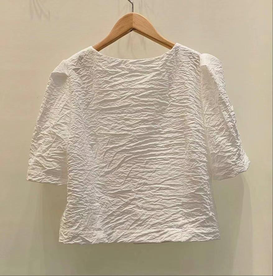 THE IN-더인-T韓國代購女士新品25春夏人氣時尚襯衫蕾絲衫THE IN襯衫/蕾絲衫