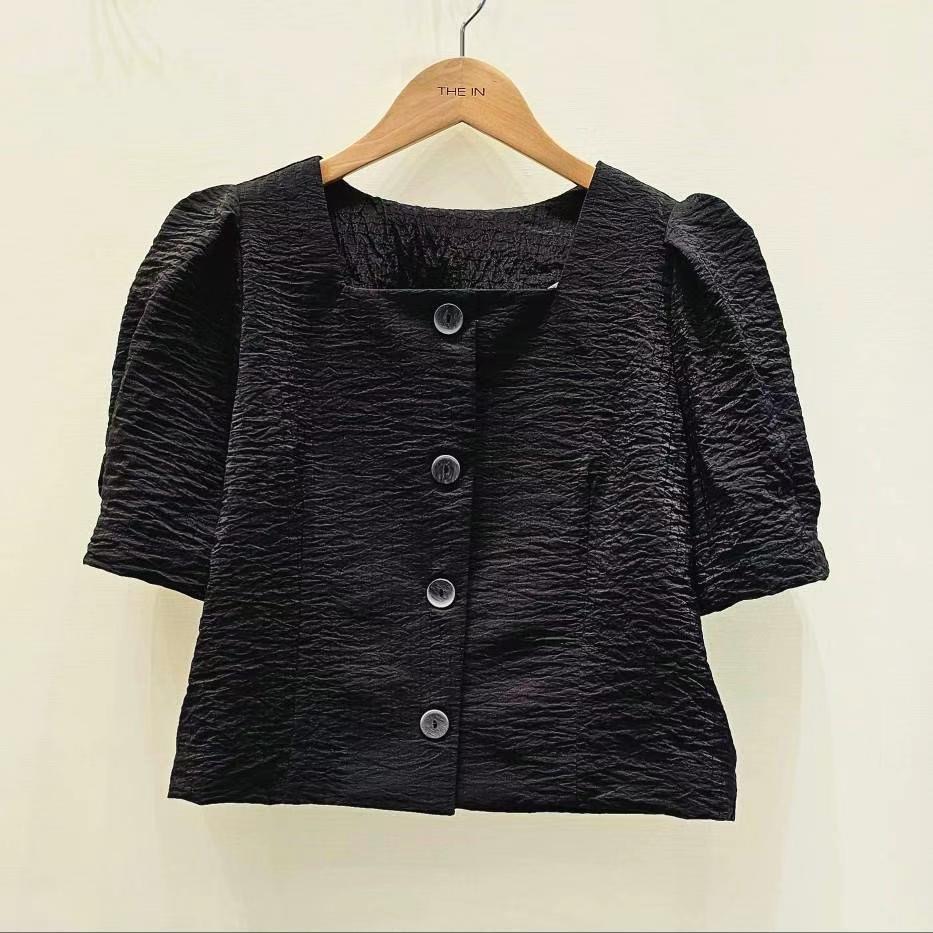 THE IN-더인-T韓國代購女士新品25春夏人氣時尚襯衫蕾絲衫THE IN襯衫/蕾絲衫