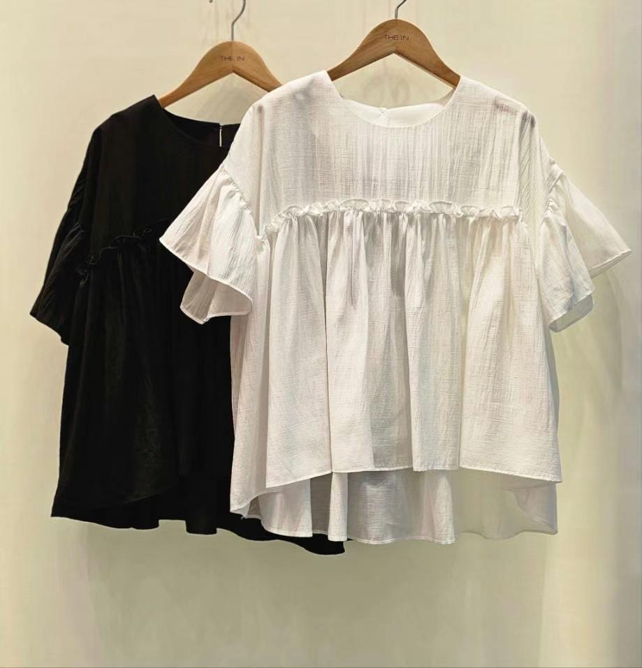 THE IN-더인-T韓國直郵女士新品熱賣真品職業襯衫蕾絲衫THE IN襯衫/蕾絲衫
