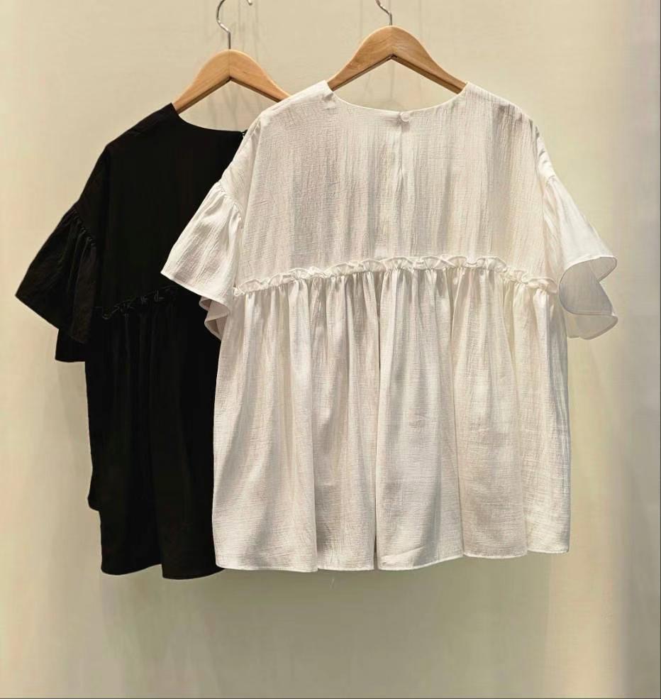 THE IN-더인-T韓國直郵女士新品熱賣真品職業襯衫蕾絲衫THE IN襯衫/蕾絲衫