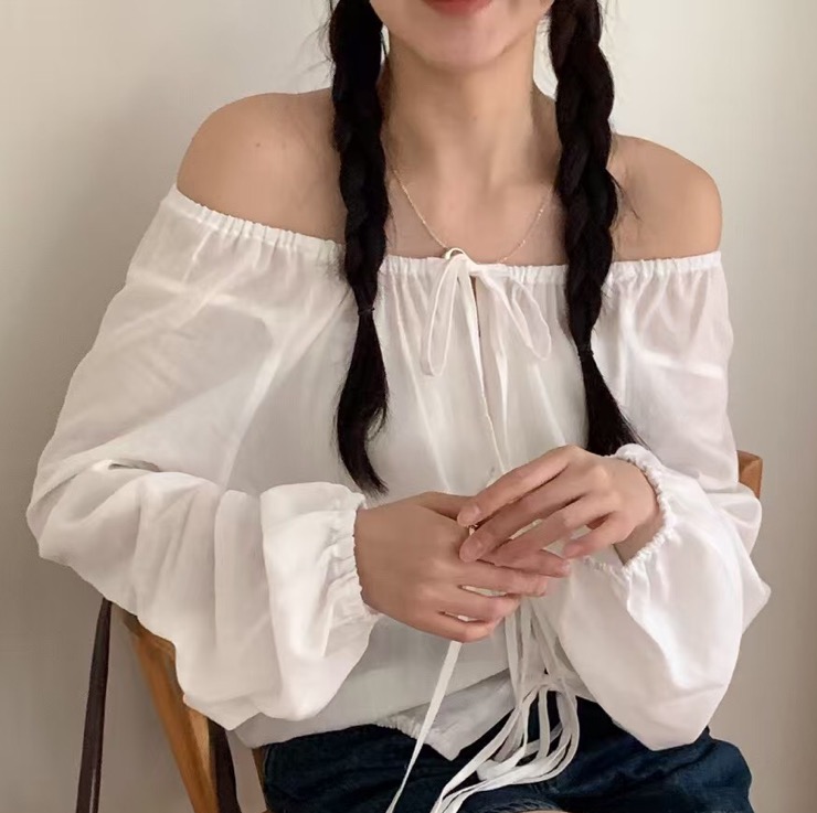DEAR.FOREST韓國代購女裝新品人氣休閑推薦25春夏襯衫蕾絲衫DEAR.FOREST襯衫/蕾絲衫