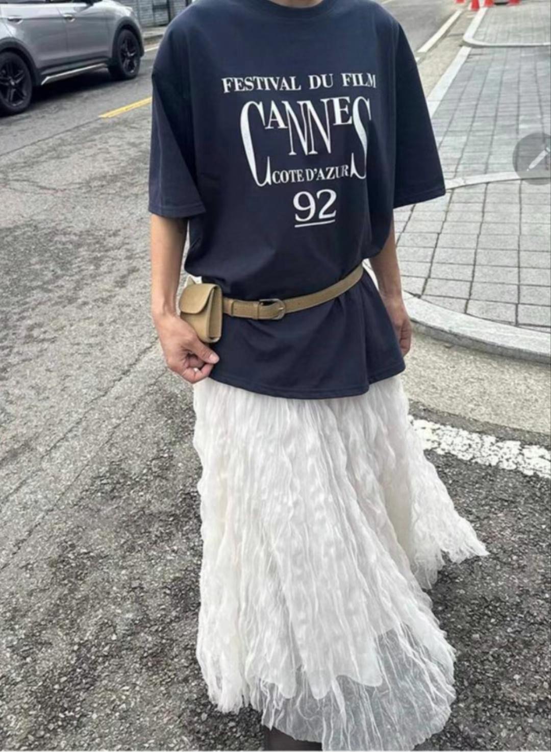 DEBELL韓國代購女士新款人氣推薦真品熱賣時尚25春夏職業長裙DEBELL長裙