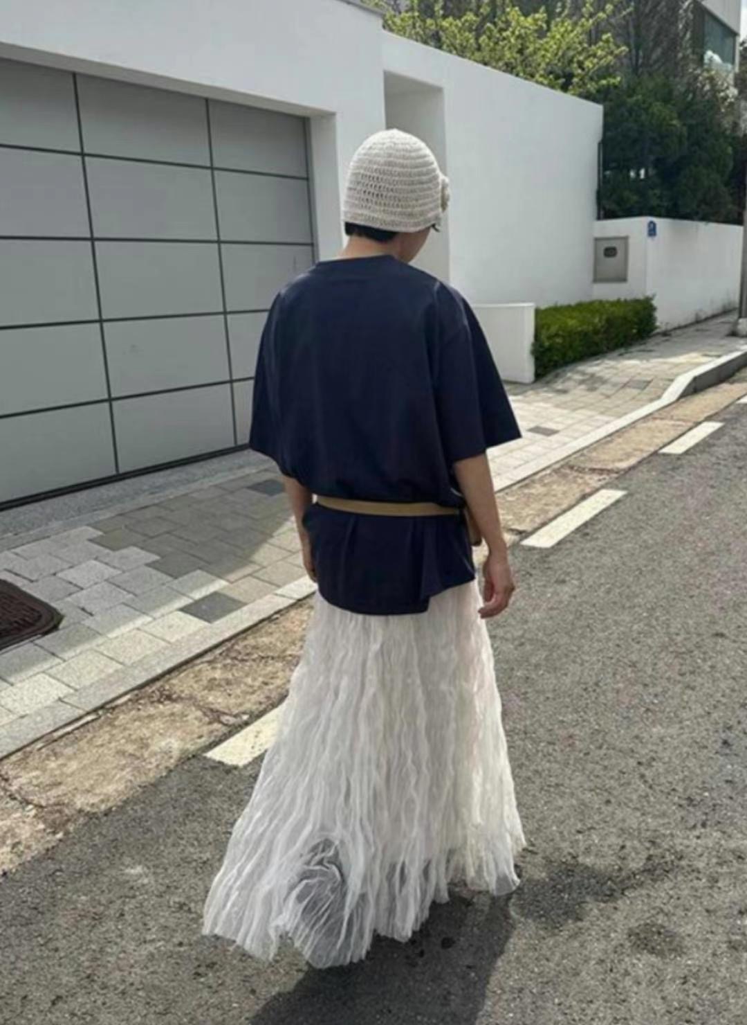 DEBELL韓國代購女士新款人氣推薦真品熱賣時尚25春夏職業長裙DEBELL長裙