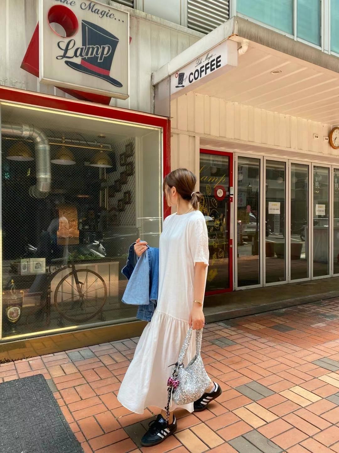 DEBELL韓國代購女士新款熱賣時尚休閑25春夏推薦人氣連衣裙DEBELL連衣裙