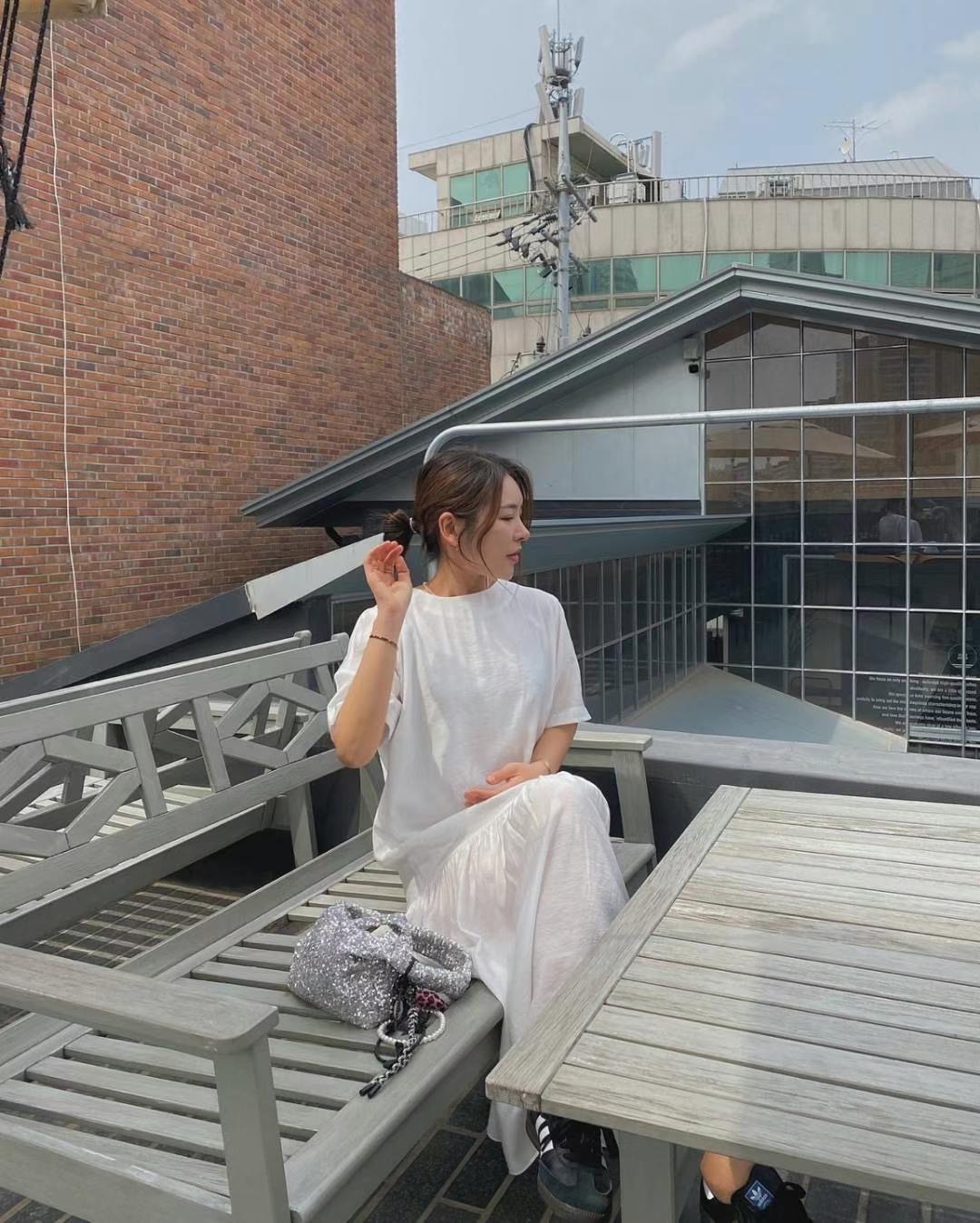 DEBELL韓國代購女士新款熱賣時尚休閑25春夏推薦人氣連衣裙DEBELL連衣裙