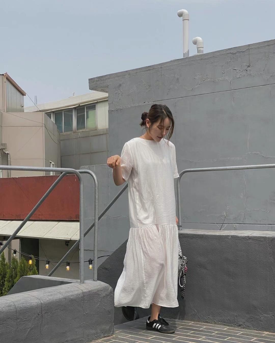 DEBELL韓國代購女士新款熱賣時尚休閑25春夏推薦人氣連衣裙DEBELL連衣裙