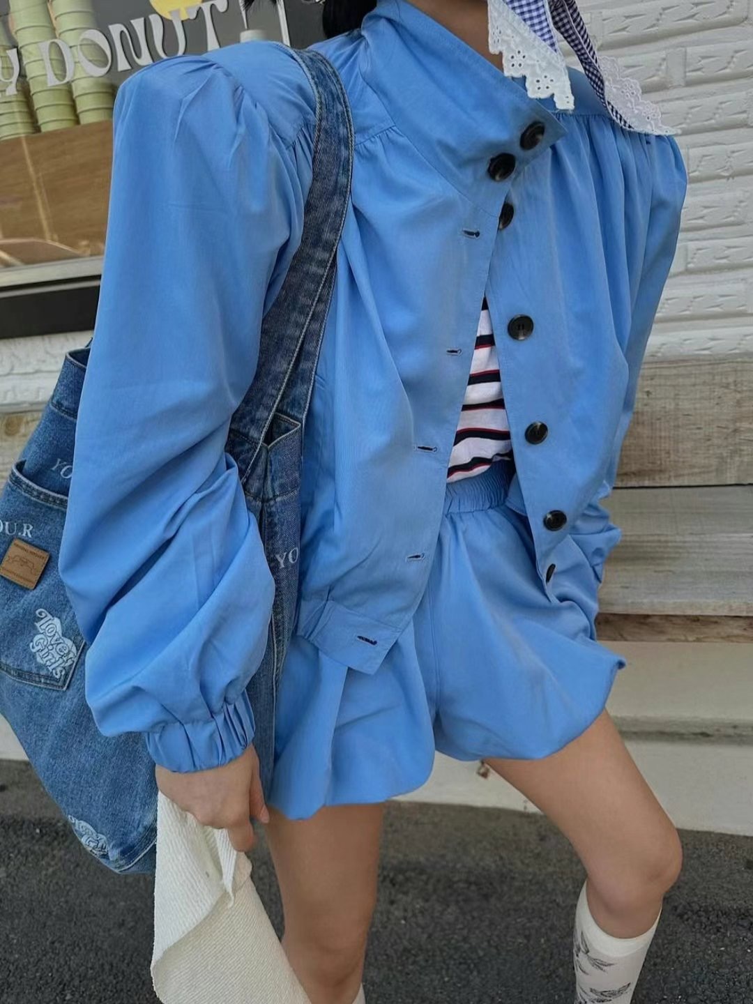 NADA韓國直郵女士新款職業真品25春夏熱賣推薦時尚休閑套裝NADA套裝