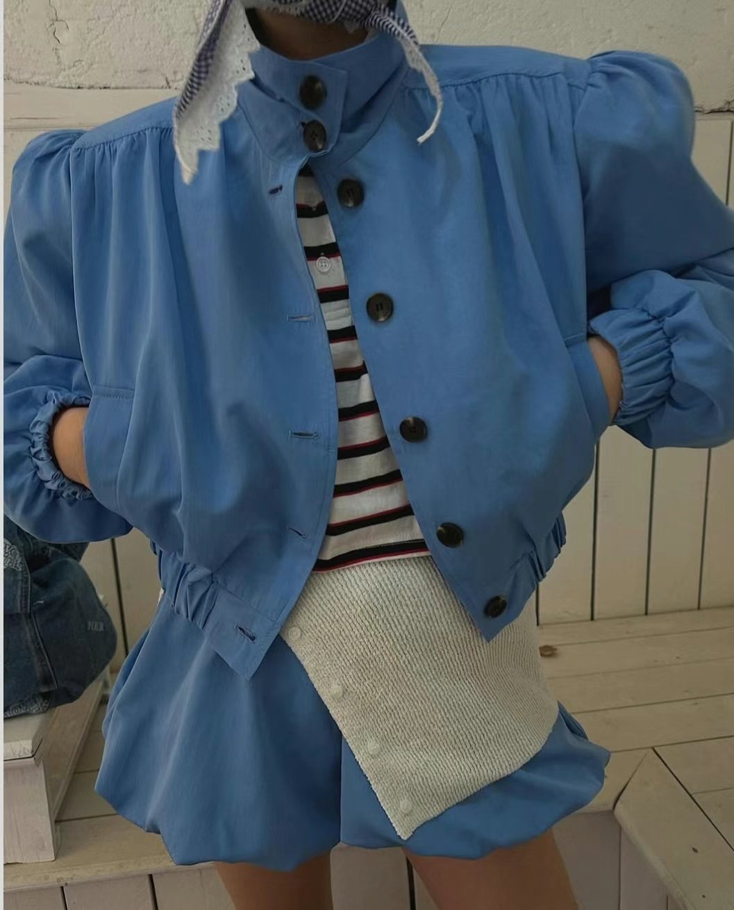 NADA韓國直郵女士新款職業真品25春夏熱賣推薦時尚休閑套裝NADA套裝圖色4