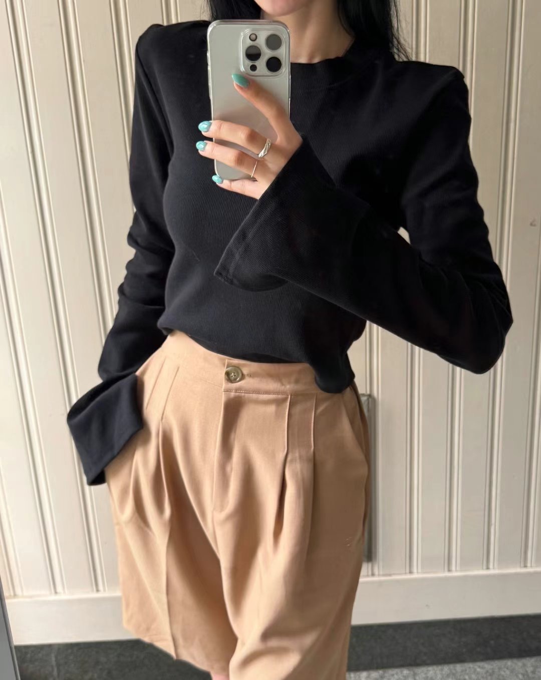 NADA東大門代購女裝新品時尚職業休閑推薦人氣熱賣真品長袖T恤NADA長袖T恤圖色6