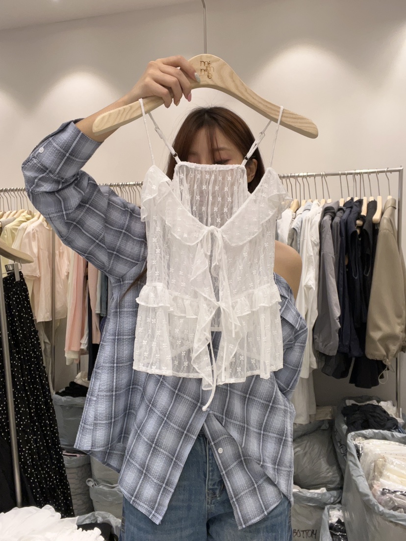 MIMME韓國直郵女裝新款熱賣職業推薦25春夏真品人氣吊帶背心MIMME吊帶/背心圖色1