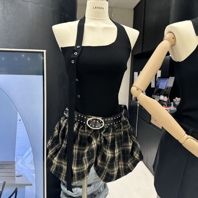 LESSEN東大門實拍女裝新款休閑推薦25春夏職業人氣吊帶背心LESSEN吊帶/背心