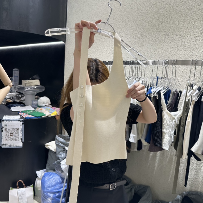 LESSEN東大門實拍女裝新款休閑推薦25春夏職業人氣吊帶背心LESSEN吊帶/背心