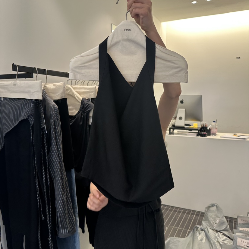 FIND-P東大門代購女裝新品推薦25春夏真品時尚吊帶背心含腰帶FIND-P吊帶/背心圖色2