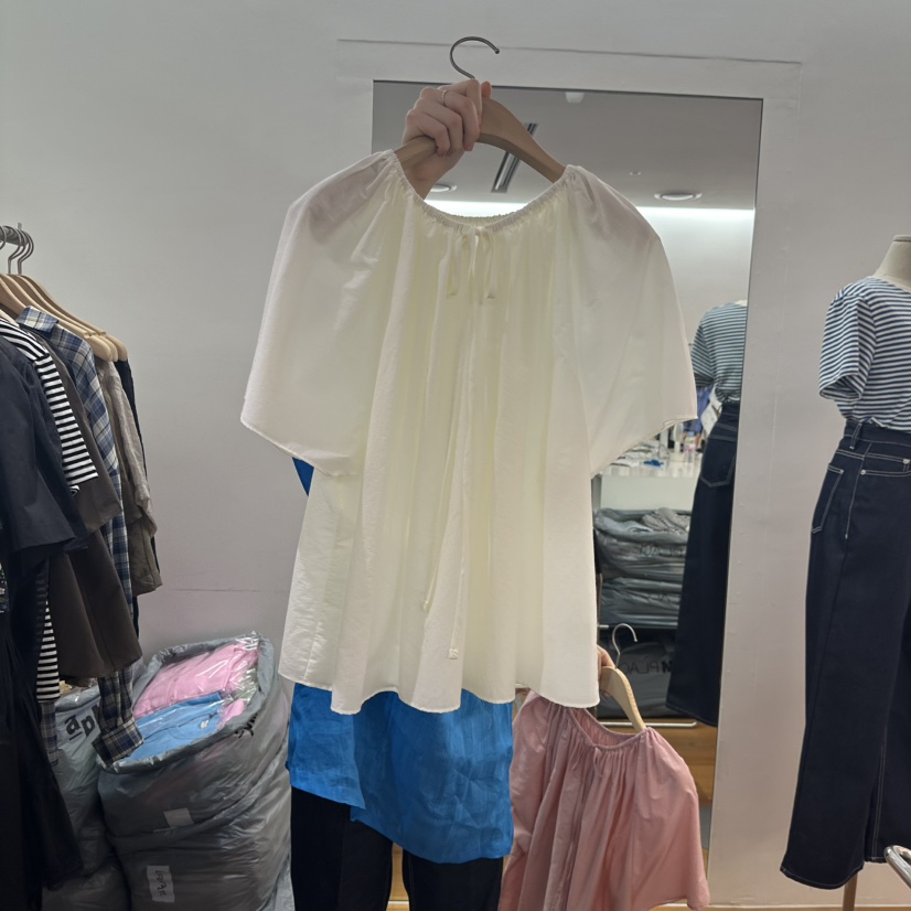 NAVE東大門代購女士新品熱賣25春夏推薦人氣真品襯衫蕾絲衫NAVE襯衫/蕾絲衫