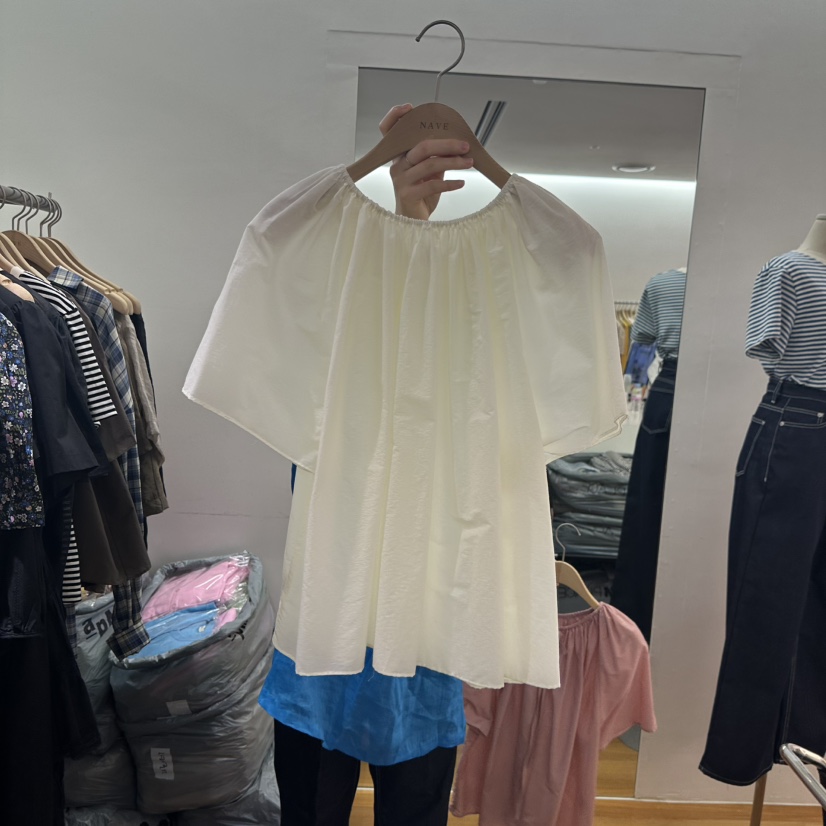 NAVE東大門代購女士新品熱賣25春夏推薦人氣真品襯衫蕾絲衫NAVE襯衫/蕾絲衫圖色2