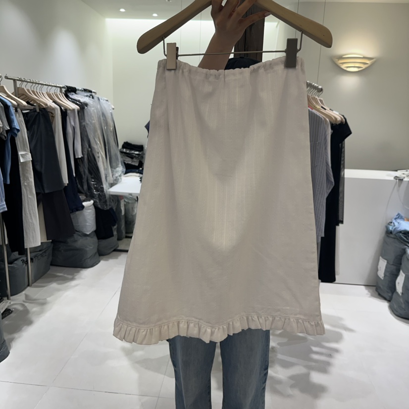 AVECNOUS韓國代購女士新款熱賣25春夏時尚推薦人氣職業長裙AVECNOUS長裙