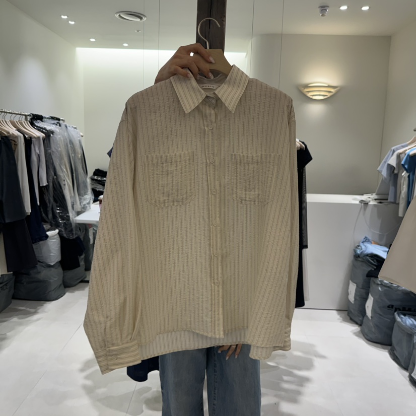 AVECNOUS東大門直郵女士新品熱賣人氣職業時尚休閑襯衫蕾絲衫AVECNOUS襯衫/蕾絲衫圖色2