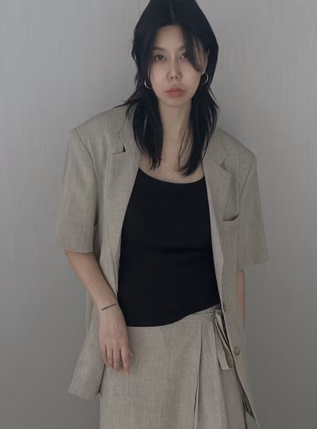 IACOCCA韓國代購女士新品休閑時尚25春夏推薦職業真品人氣夾克MARCEL___夾克圖色2