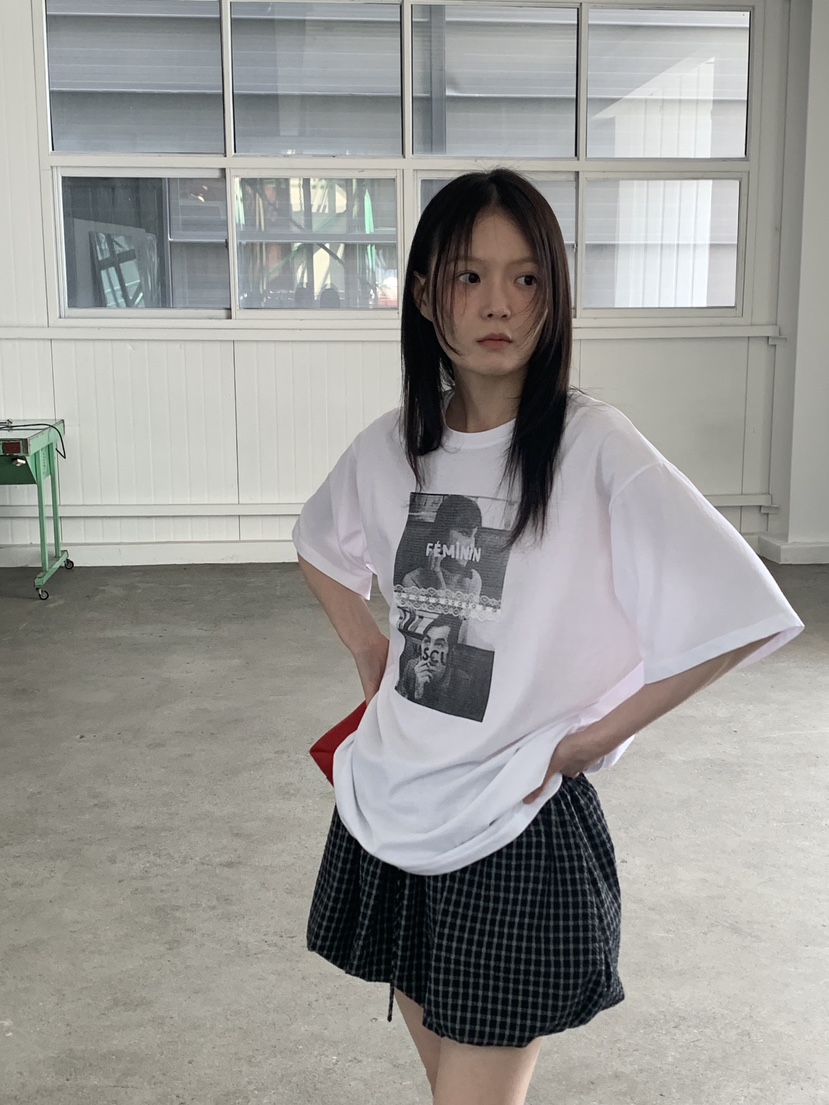 LOGARDEN韓國代購女裝新品熱賣真品25春夏推薦休閑職業時尚T恤LO GARDENT恤
