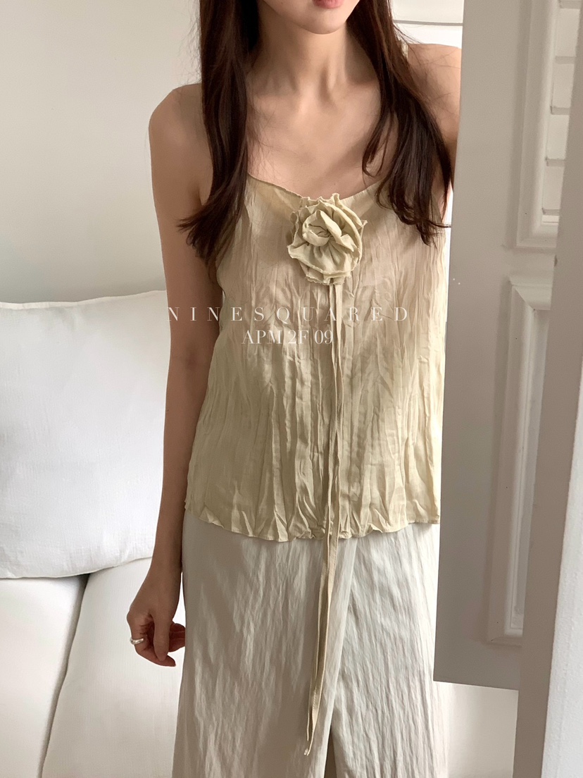 NINESQUARED東大門直郵女裝新款熱賣職業25春夏真品吊帶背心NINESQUARED吊帶/背心