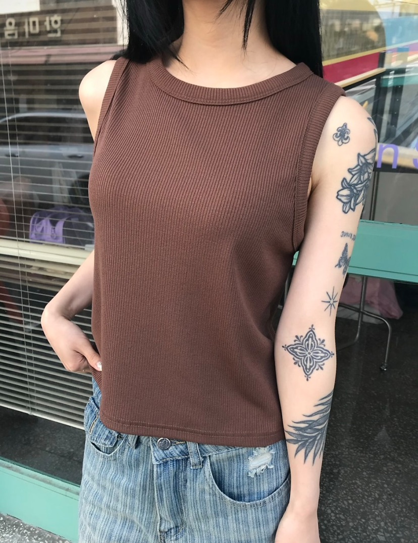 EOMPIT東大門直郵女裝新品時尚推薦休閑25春夏人氣吊帶背心EOMPIT吊帶/背心圖色2